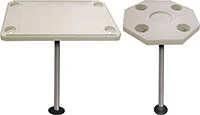 T-h Marine - Stainless Steel Table Leg - 26" - DTX
