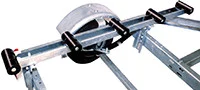 Tie Down Engineering - Roller Bunks - Galv Black - 4' - Pair - 86117
