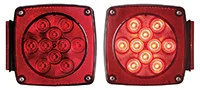 Optronics - Led Trailer Light Kit - Square - TLL9RK