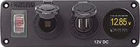 Navico Group - Panel Acc H2o 2 Usbs & Socket - 4365-BSS