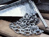Tie Down Engineering - Anhcor Chain - Galvanized - 1/4" X 5' - 95134