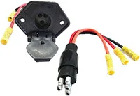 Rig Rite - Troll Motor Plug - Female - 2 Wire - 485