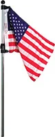 Seasense - Flag Pole Telescoping W/ Usa Flag - 50071027