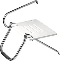 Whitecap Industries - White Poly Swim Platform - O/b W/ladder - 67902