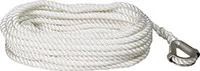 Seasense - Anchor Line (twist) 5/16" X 75' - White - 50013052