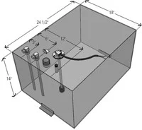 Rds - Below Deck Fuel Tank - 26 Gal - 59020