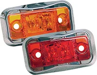 Horizon Global - Led Waterproof Sidemarker Light - Red - 54201-002