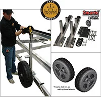Quality Mark - Hd Plastic Wheel - Pair - 25x25x9 - 28197