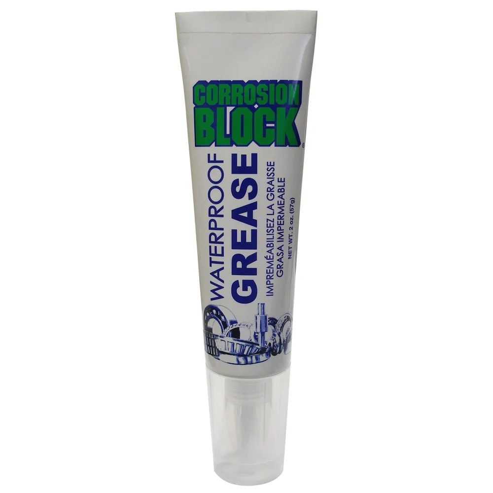 Corrosion Block High Performance Waterproof Grease - 2oz Tube - Non-Hazmat, Non-Flammable & Non-Toxic – Marine Boat Replacement Part