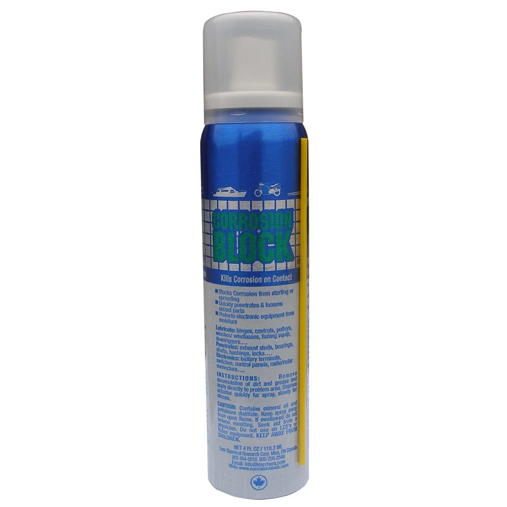 Corrosion Block Liquid Pump Spray - 4oz - Non-Hazmat, Non-Flammable & Non-Toxic – Marine Electrical Replacement Part