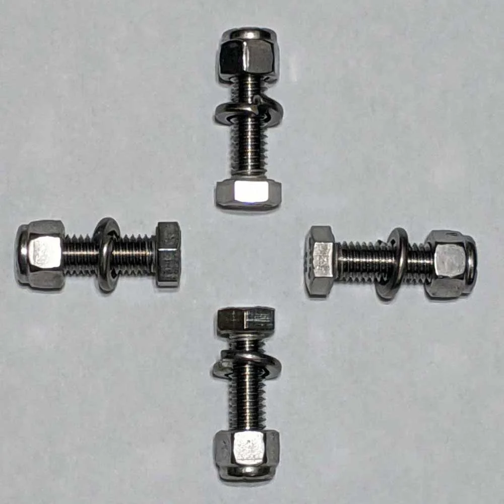 Coupling Bolt Hardware Set of 4 For A.R.E. Drive Shaft System Used On The 4 Inch Coupler