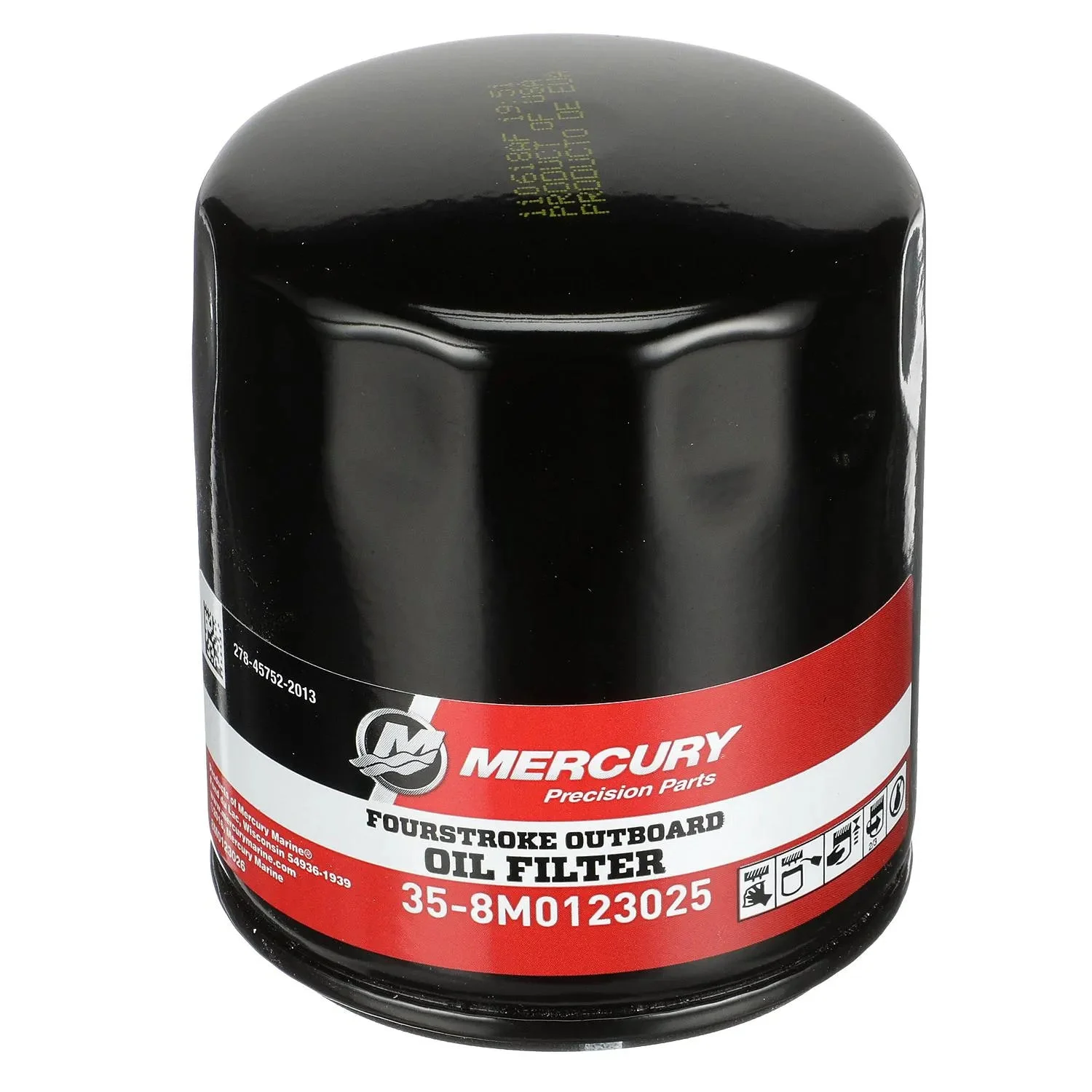 Mercury MerCruiser Quicksilver Oil Filter 8M0123025