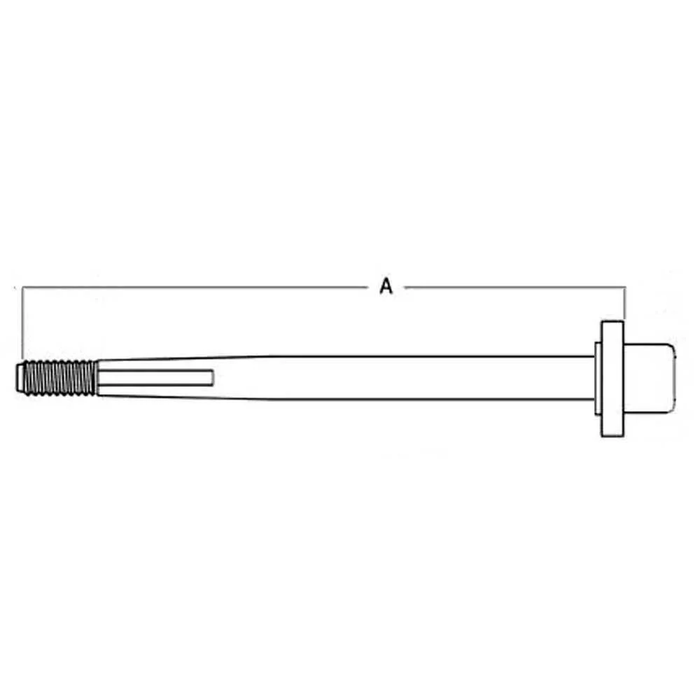 1-1/8" X 4" A.R.E Inboard Shaft System and Coupler Dual Taper With 7/16" Bolt Holes Hurth Ski Vee