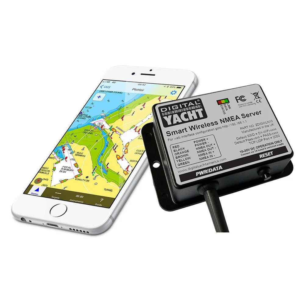 Digital Yacht WLN10 Smart NMEA to WiFi Converter - 4800 Baud – Marine Electrical Replacement Part