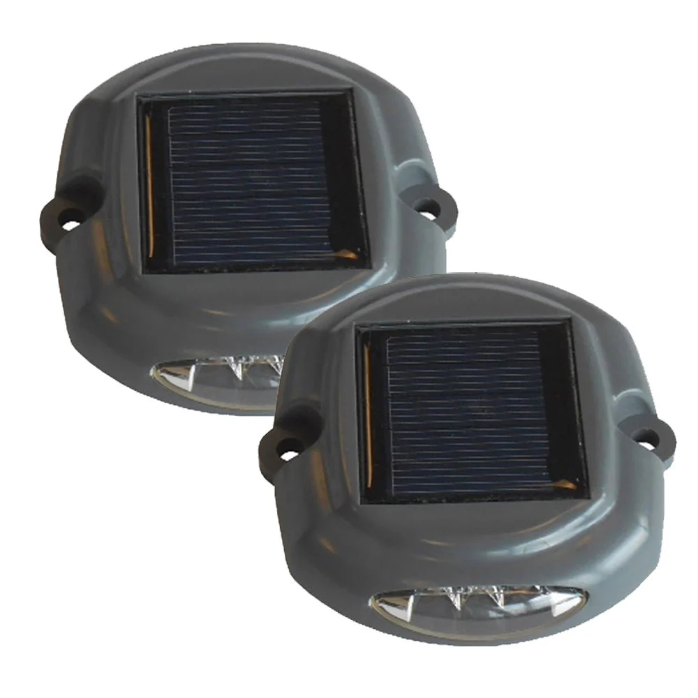 Dock Edge Docklite Solar Dock & Deck Light - 2-Pack – Marine Boat Replacement Part