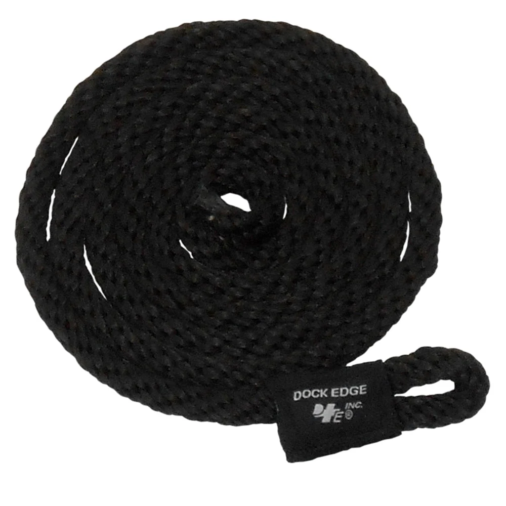 Dock Edge Fender Line - 3/8" x 5' - Black - 2-Pack – Marine Boat Replacement Part
