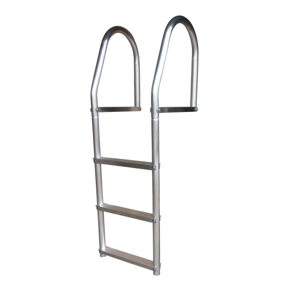 Dock Edge Fixed Eco - Weld Free Aluminum 3-Step Dock Ladder – Marine Boat Replacement Part