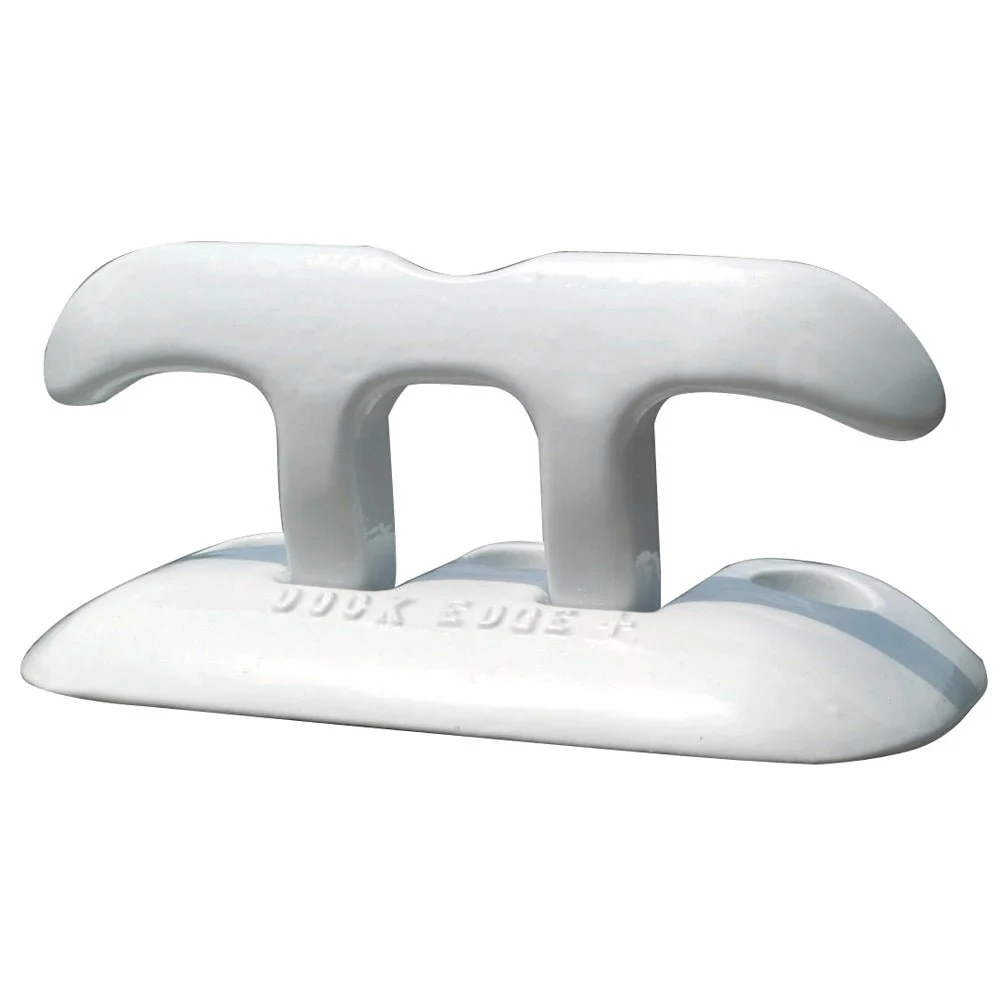 Dock Edge Flip Up Dock Cleat 8" - White – Marine Boat Replacement Part