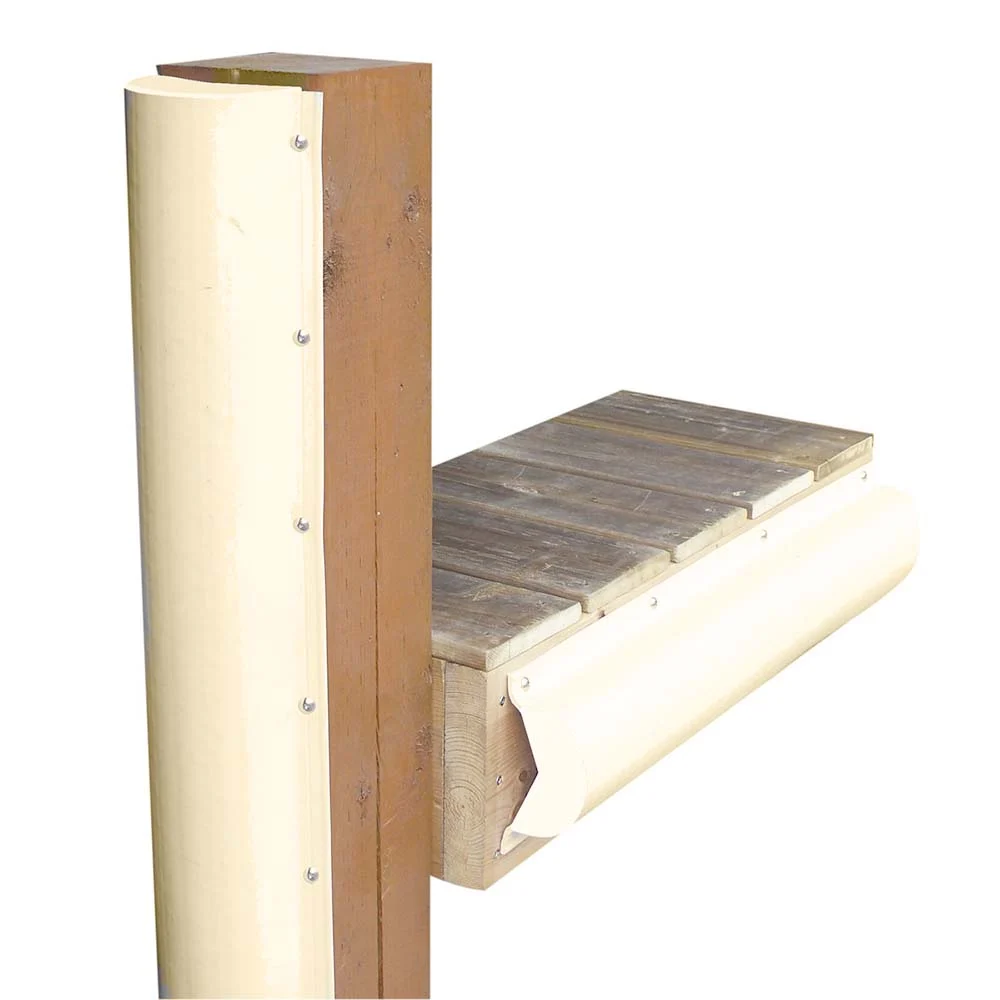 Dock Edge Piling Bumper - One End Capped - 6' - Beige – Marine Boat Replacement Part