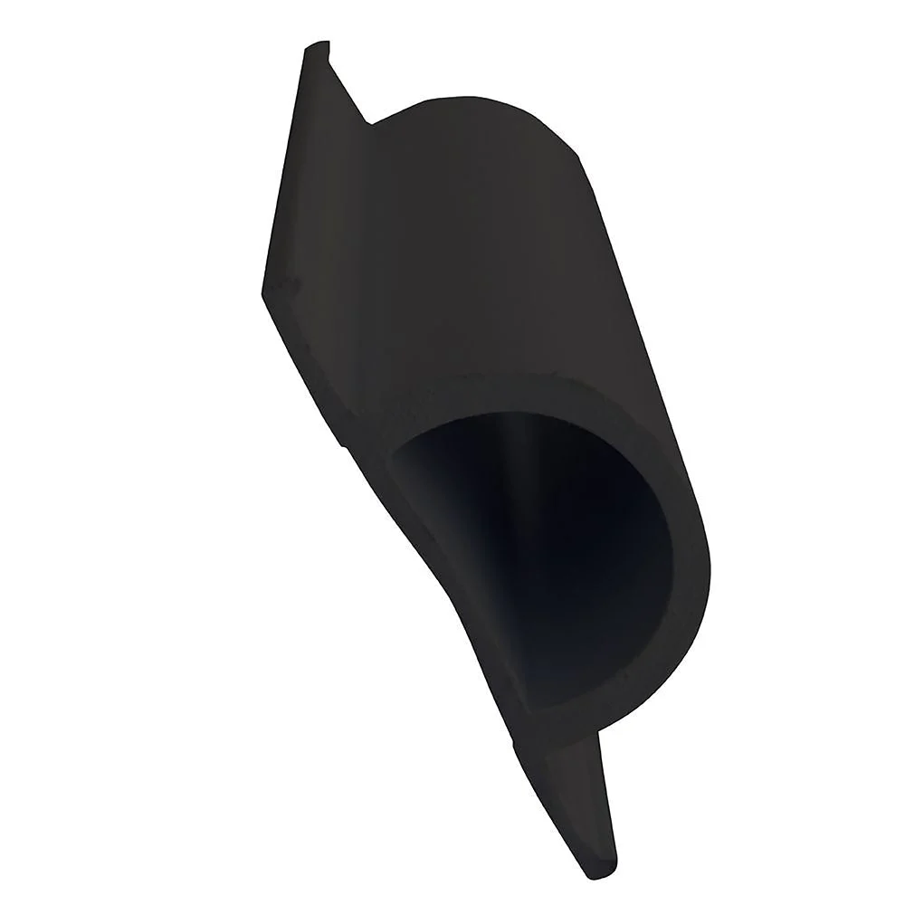 Dock Edge Standard "D" PVC Profile - 16' Roll - Black – Marine Boat Replacement Part