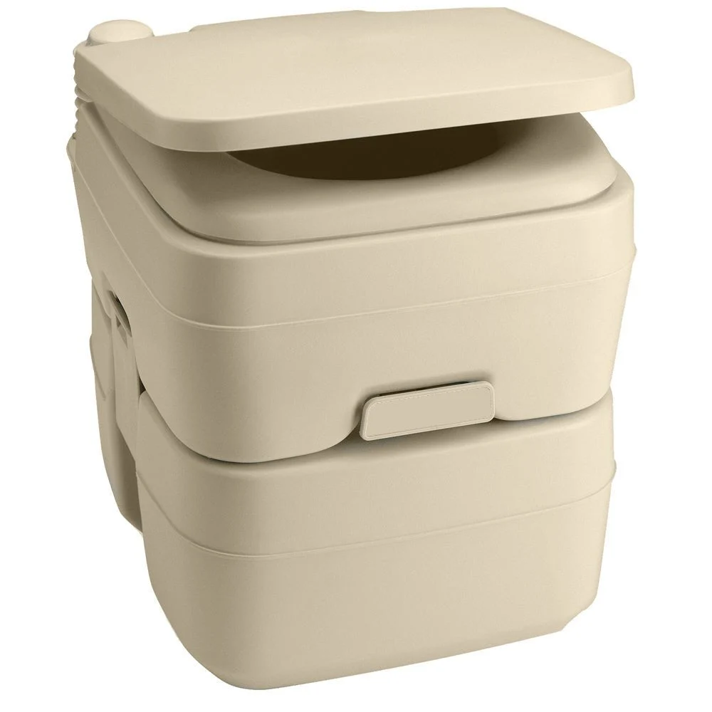 Dometic 965 MSD Portable Toilet w/Mounting Brackets - 5 Gallon - Parchment – Boat Pump & Plumbing Part