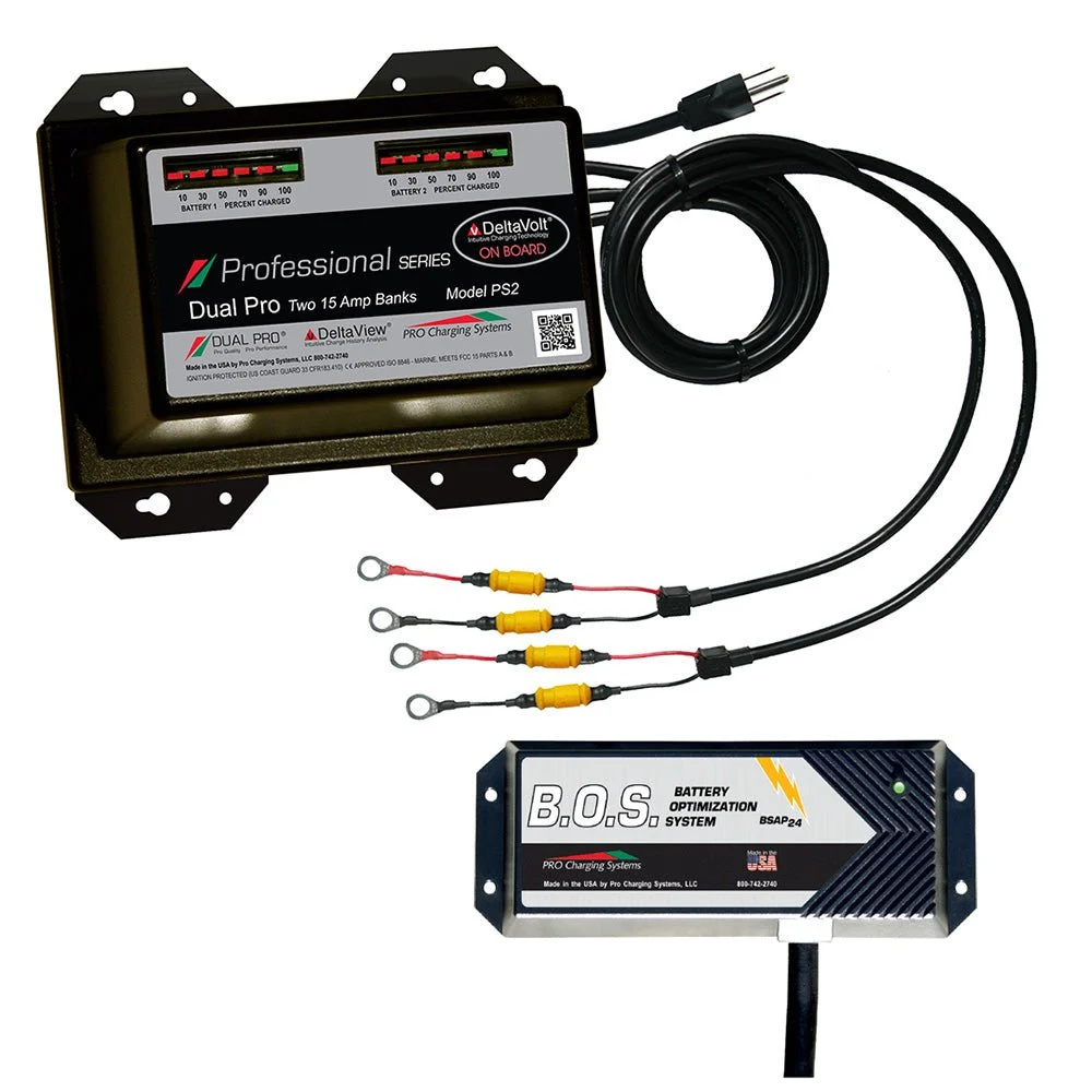 Dual Pro PS2 2 Bank Battery Charger w/2 Bank B.O.S. – Marine Electrical Replacement Part