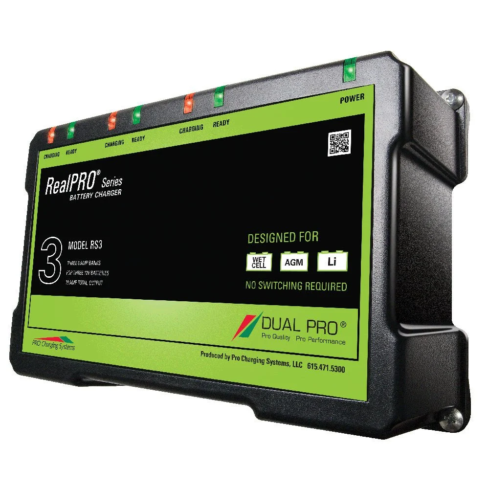 Dual Pro RealPRO Series Battery Charger - 18A - 3-6A-Banks - 12V-36V – Marine Boat Replacement Part