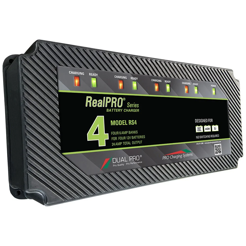Dual Pro RealPRO Series Battery Charger - 24A - 4-Bank – Marine Boat Replacement Part