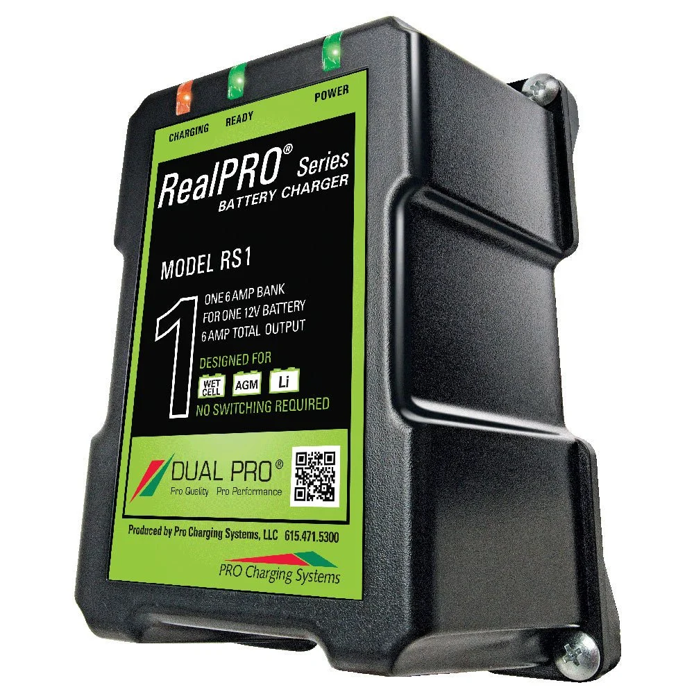 Dual Pro RealPRO Series Battery Charger - 6A - 1-Bank - 12V – Marine Boat Replacement Part
