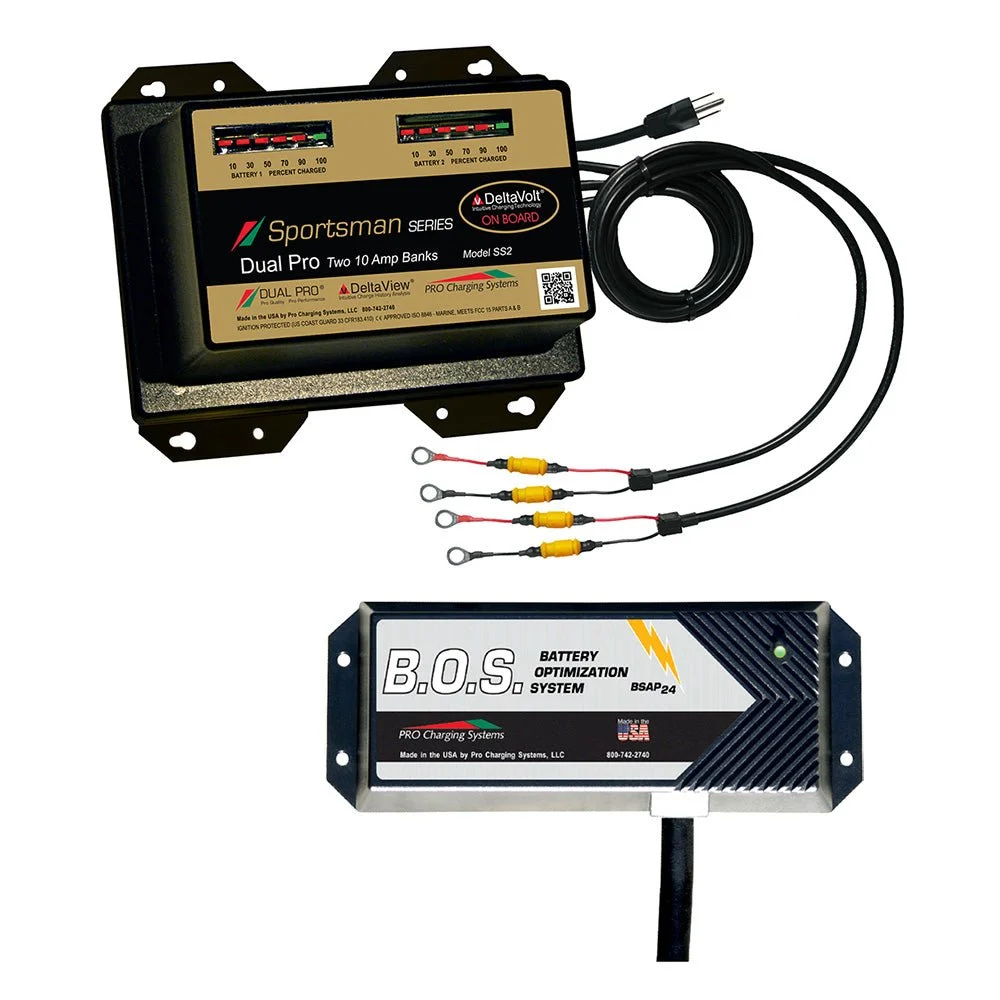 Dual Pro SS2 2 Bank Battery Charger w/2 Bank B.O.S. – Marine Electrical Replacement Part