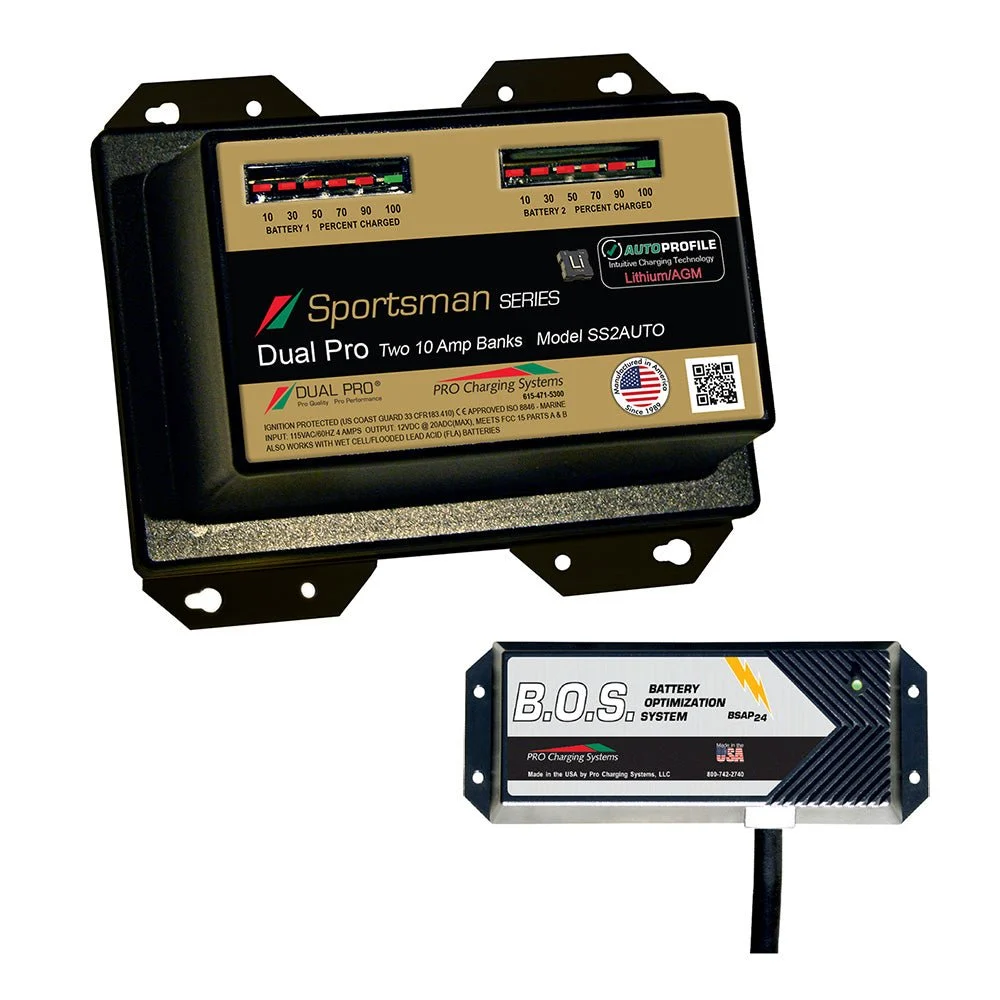 Dual Pro SS2 Auto 2 Bank Battery Charger w/2 Bank B.O.S. – Marine Electrical Replacement Part