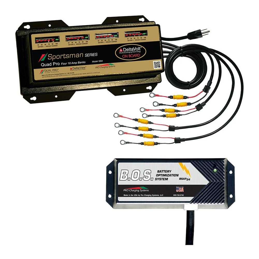 Dual Pro SS4 4 Bank Battery Charger w/2 Bank B.O.S. – Marine Electrical Replacement Part