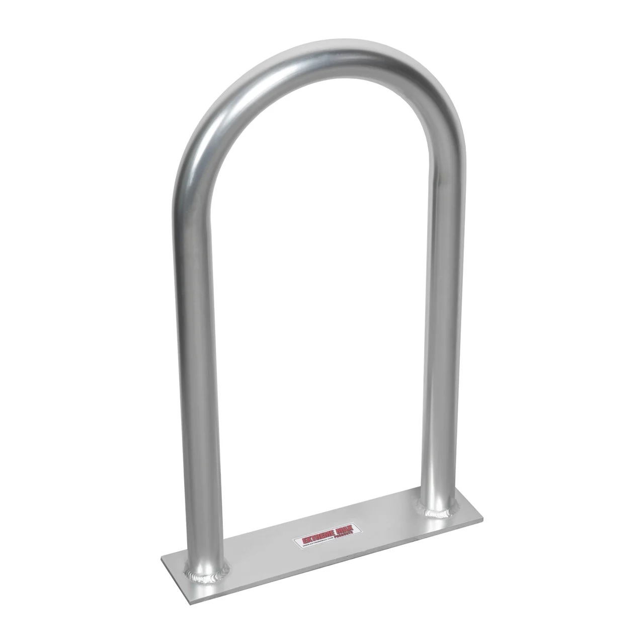 Extreme Max 3006.6904 Universal Aluminum Hand Rail With Base For Pool, Hot Tub, Dock & Deck - 24" H X 13" W - 3006.6904
