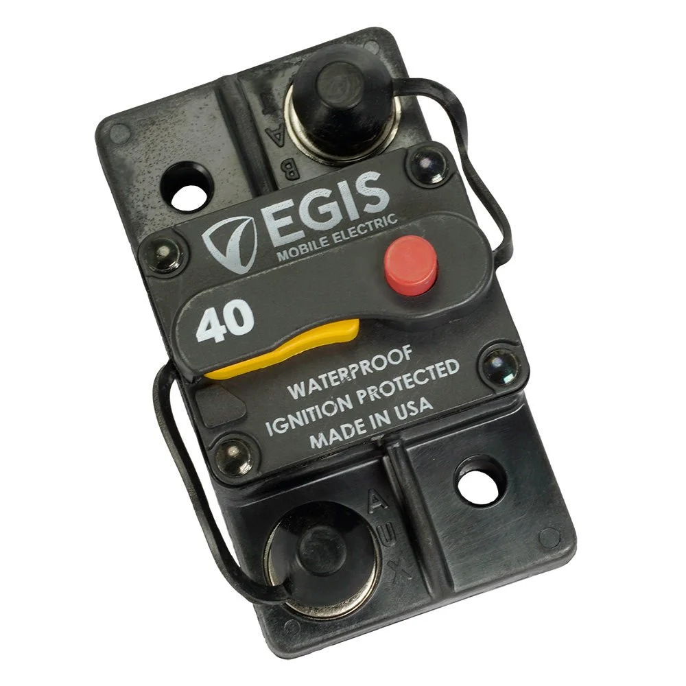 Egis Mobile Electric Egis 40A Surface Mount Circuit Breaker - 285 Series – Marine Boat Replacement Part