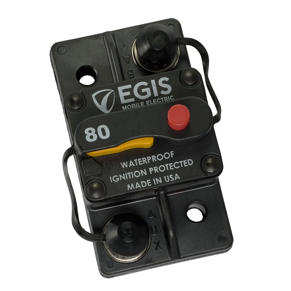 Egis Mobile Electric Egis 80A Surface Mount Circuit Breaker - 285 Series – Marine Boat Replacement Part