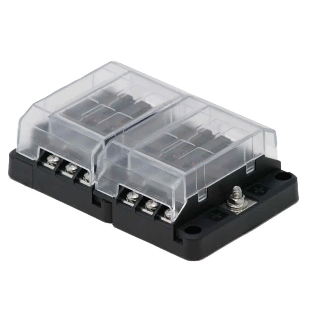 Egis Mobile Electric Egis RT Fuse Block 12 Position w/LED Indication – Marine Electrical Replacement Part