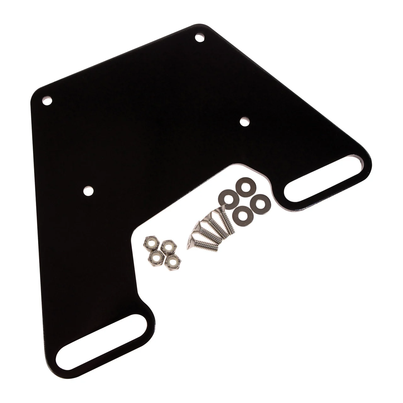 Panther Kpmmp King Pin Anchor System Universal Engine Mount Plate - Black Powder Coat - KPMMP