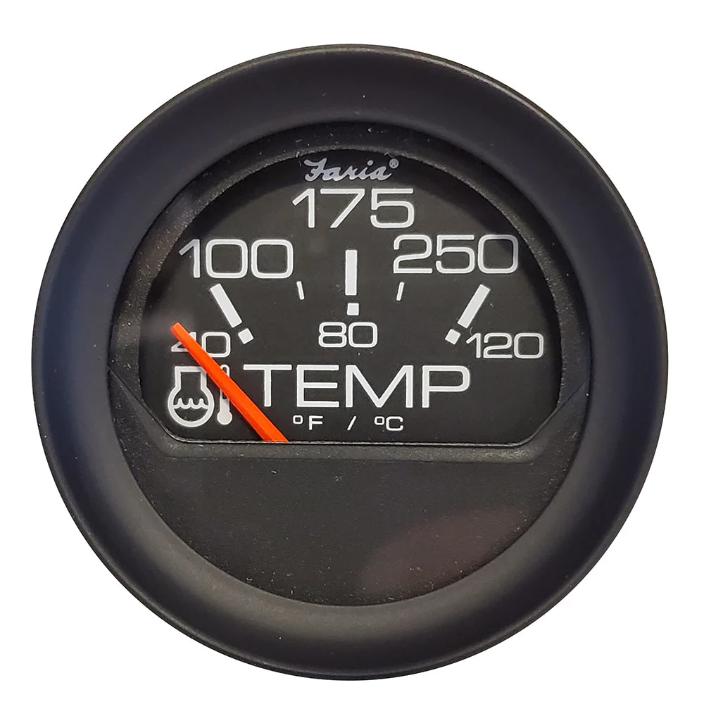 Faria 2" Water Temperature Gauge (100-200°F)