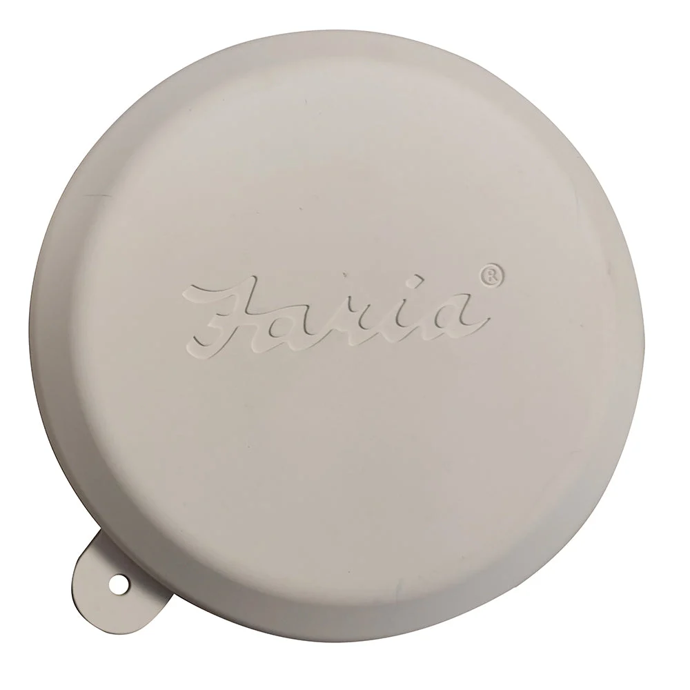 Faria 4" Gauge Weather Cover - White - 3 Pack