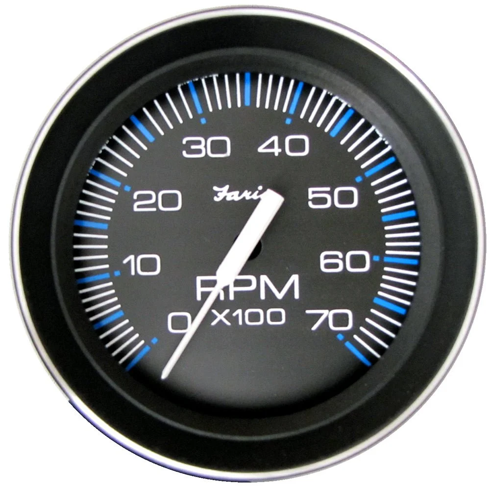 Faria Beede Instruments Outboard Coral 4" Tachometer (7000 RPM) (All Outboard)
