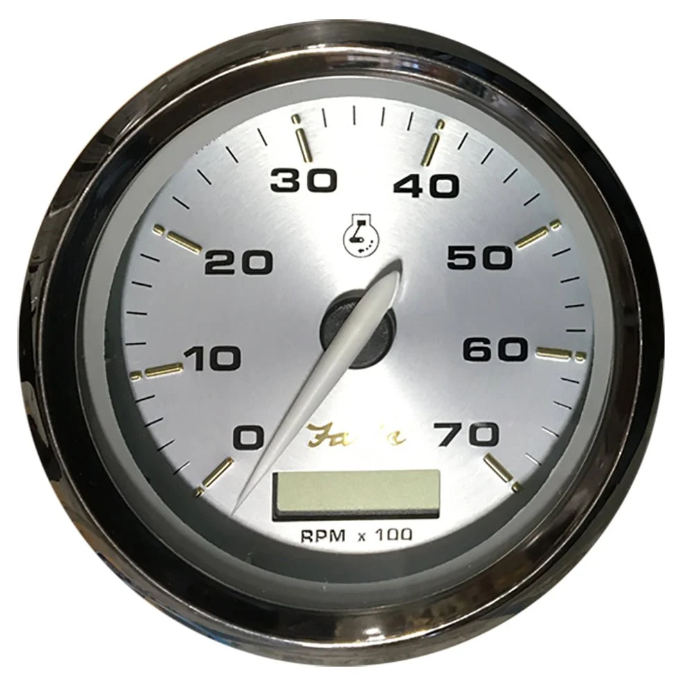 Faria Beede Instruments Outboard Kronos 4" Tachometer w/Hourmeter - 7,000 RPM (Gas - Outboard)