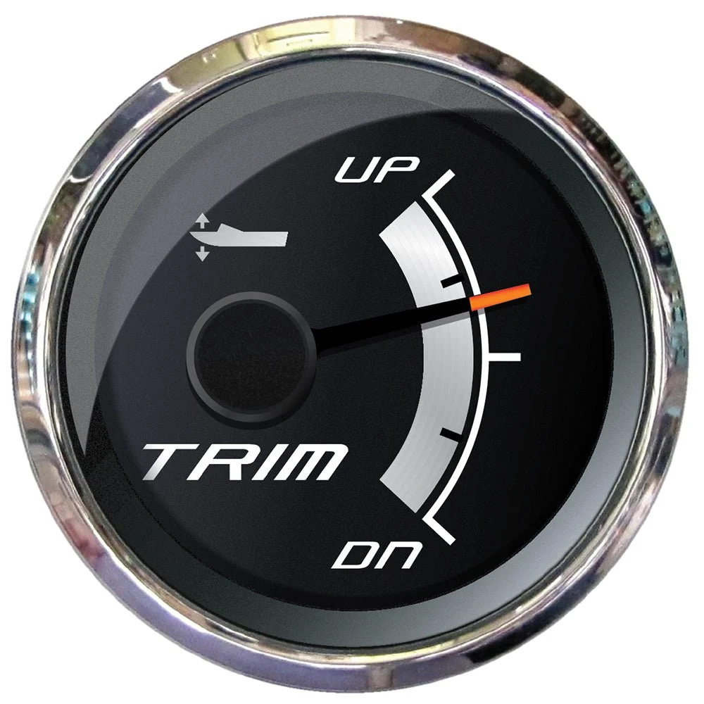 Faria Beede Instruments Sterndrive Faria Platinum 2" Trim Gauge f/Mercury, Mariner, Mercruiser, Volvo DP, Yamaha 2001 & Newer