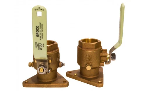 Groco 2-1/2"Bronze Flanged Ball Valve Fbv-2500