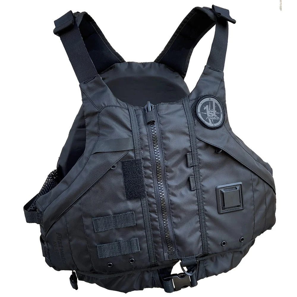 First Watch AV-1000 Kayak Style Duty PFD - Black - XL/XXL – Marine Boat Replacement Part