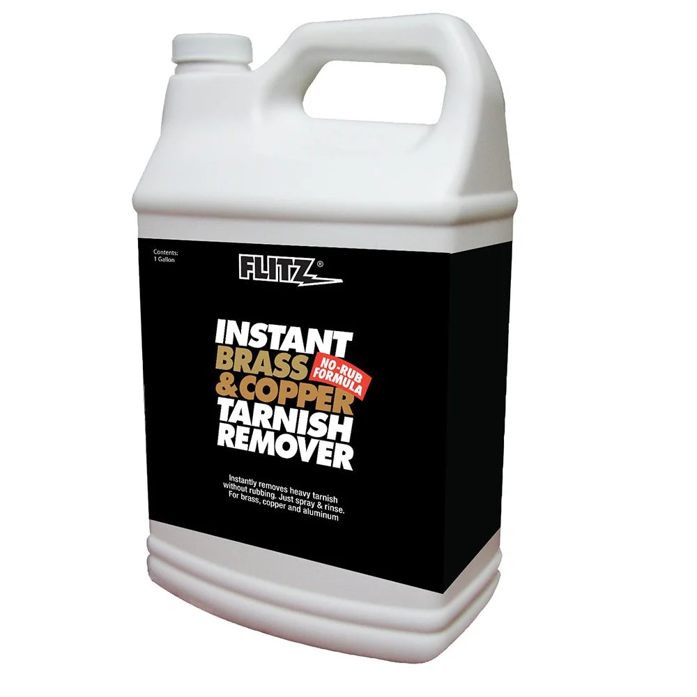 Flitz Instant Brass & Copper Tarnish Remover - 1 Gallon – Marine Boat Replacement Part
