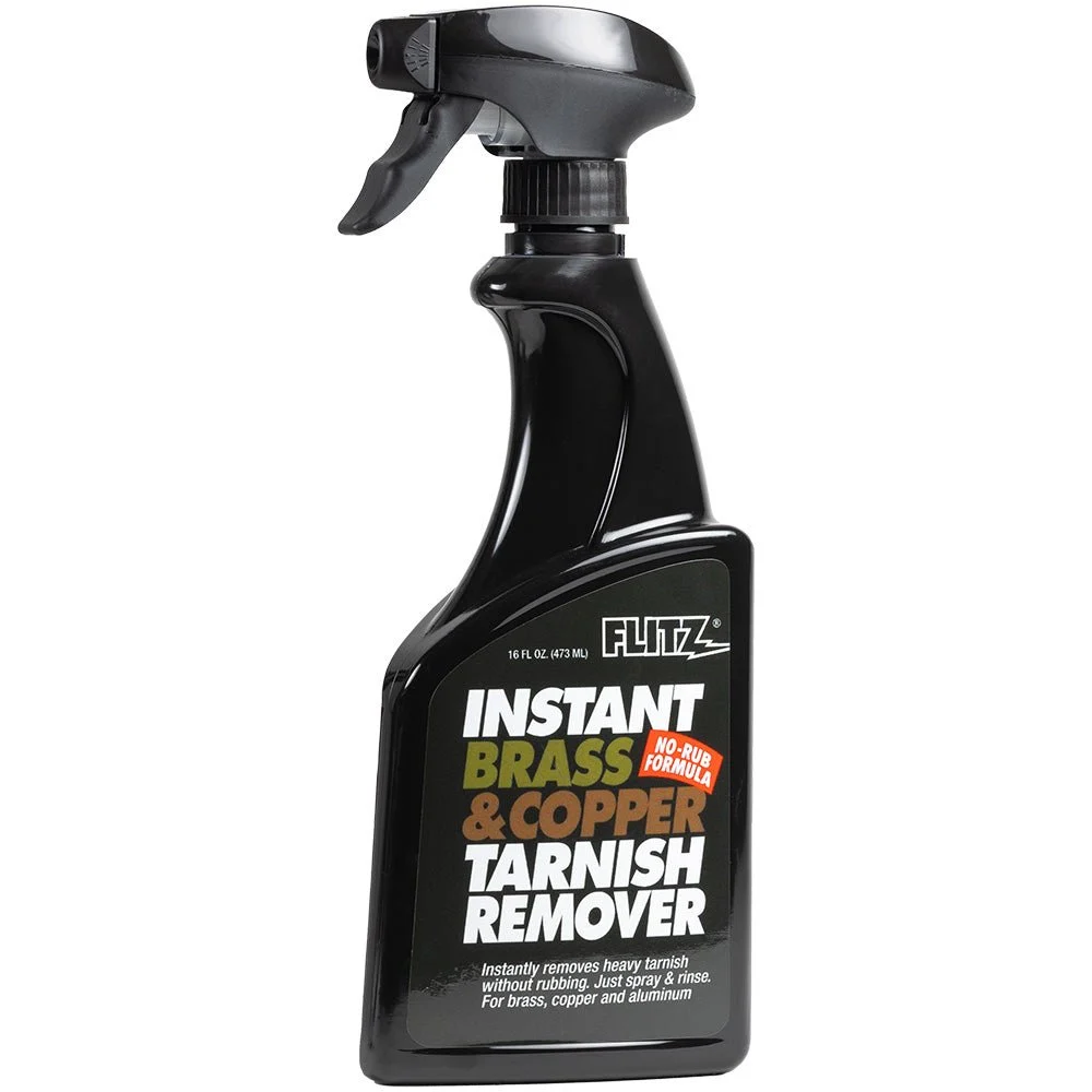 Flitz Instant Brass & Copper Tarnish Remover - 16. oz Spray – Marine Boat Replacement Part