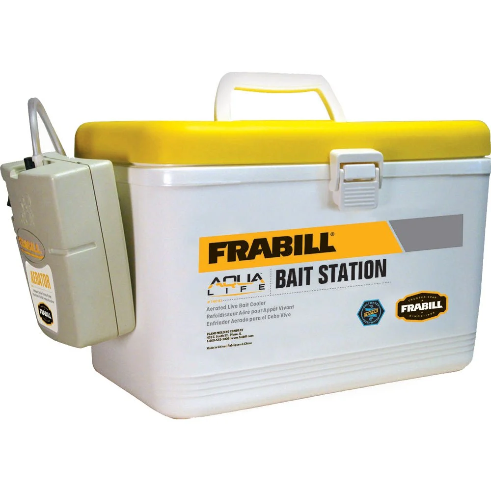 Frabill Bait Box w/Aerator - 8 Quart – Boat Pump & Plumbing Part