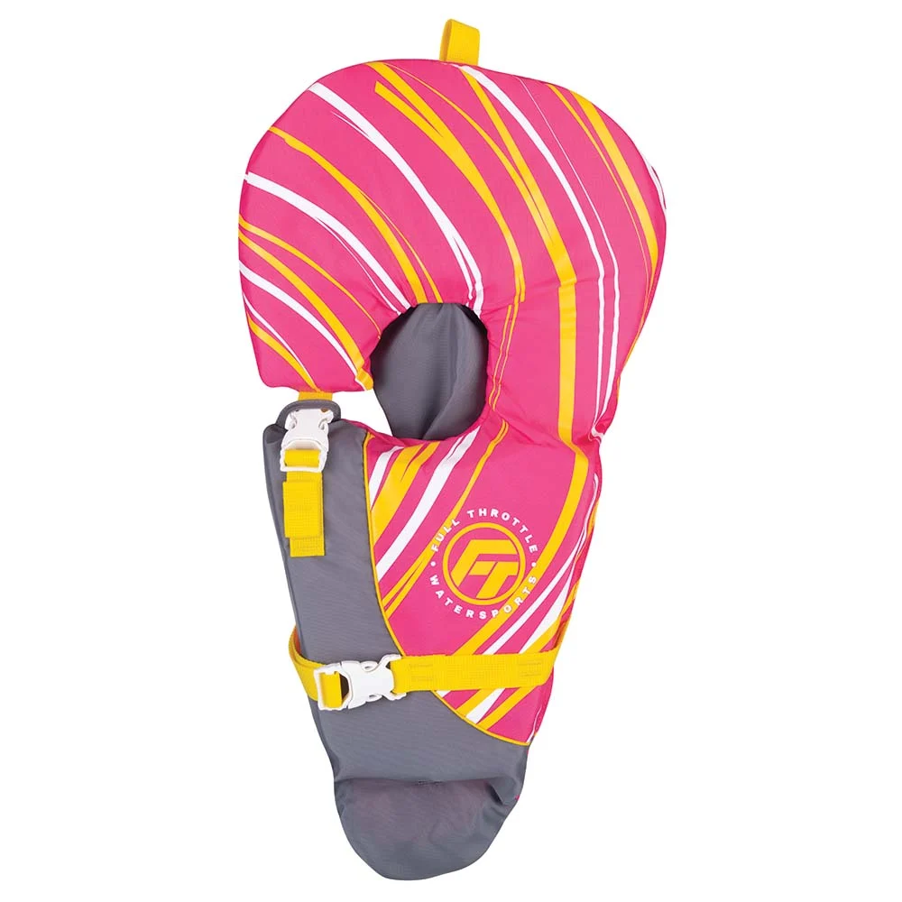 Full Throttle Baby-Safe Life Vest - Infant to 30lbs - Pink – Marine Boat Replacement Part