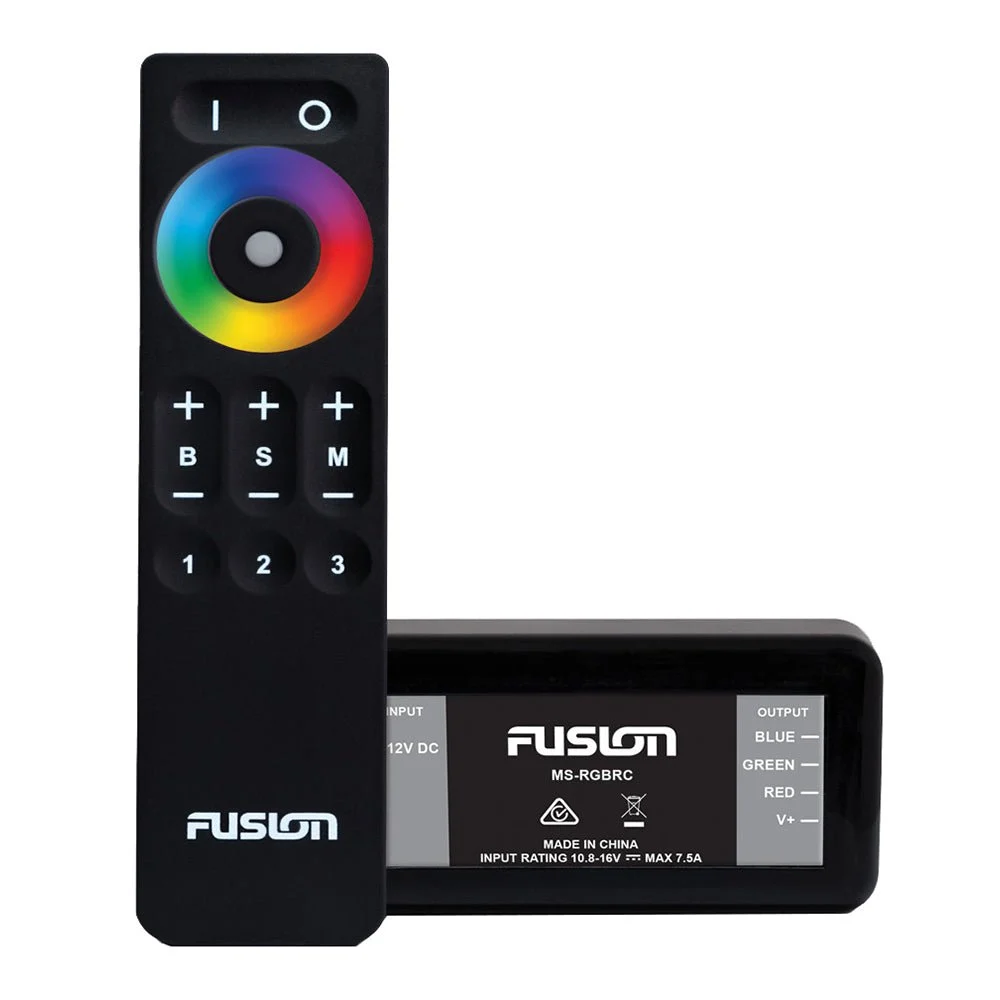 Fusion MS-RGBRC RGB Lighting Control Module w/Wireless Remote Control – Marine Boat Replacement Part
