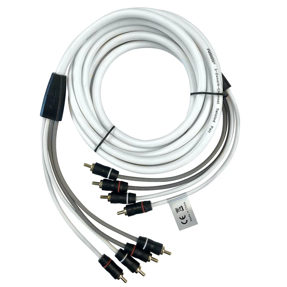 Fusion RCA Cable - 4 Channel - 12' – Marine Electrical Replacement Part